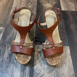 SUPER CUTE WEDGES!!! Barely worn(X5)